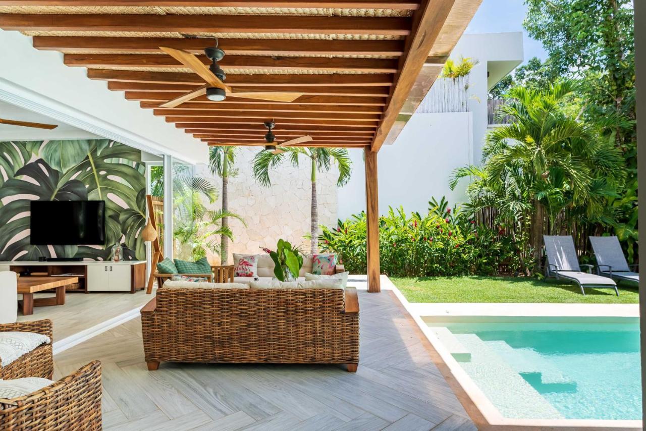 Villa Ek'Balam & Villa Flamingo, Luxury Villas, Private Pool, Private Garden, Jacuzzi, 24H Security Tulum Exterior foto