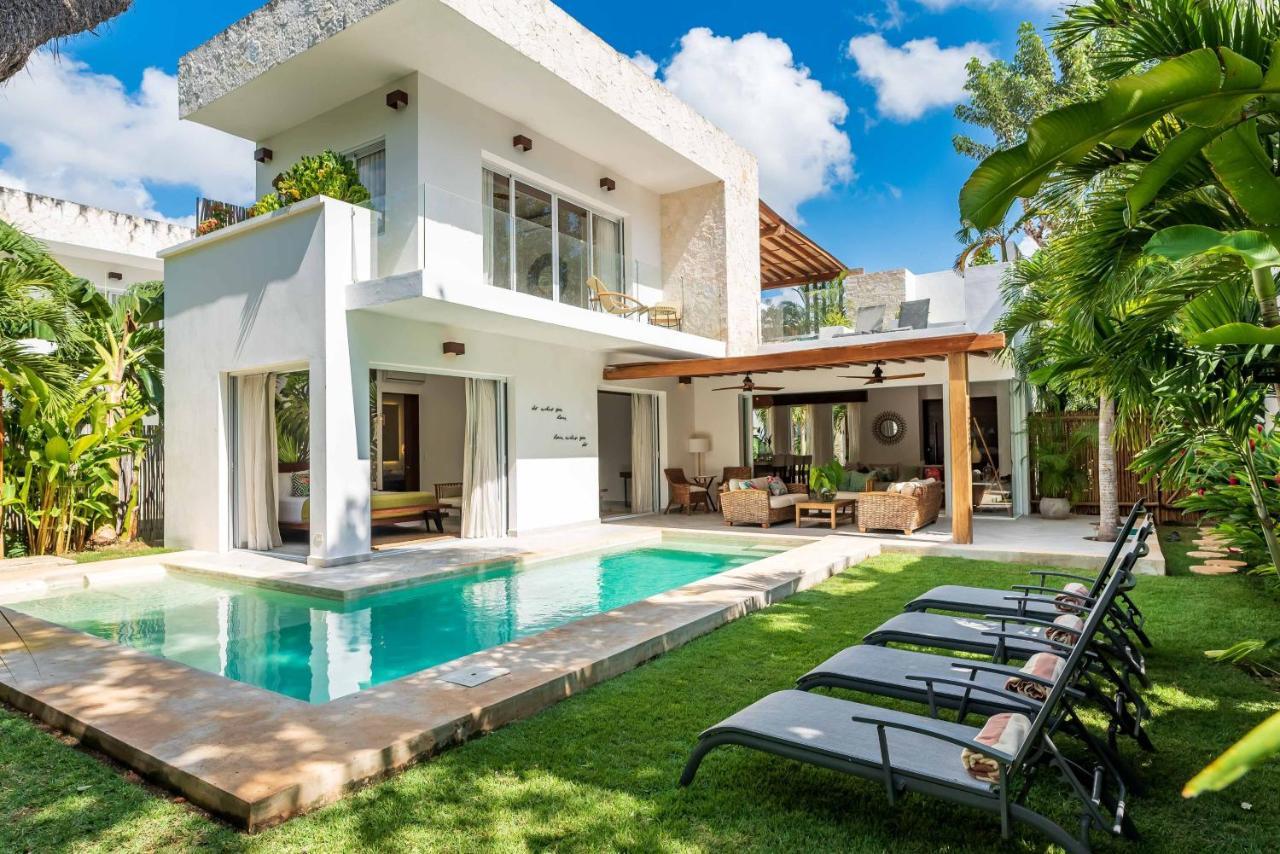 Villa Ek'Balam & Villa Flamingo, Luxury Villas, Private Pool, Private Garden, Jacuzzi, 24H Security Tulum Exterior foto