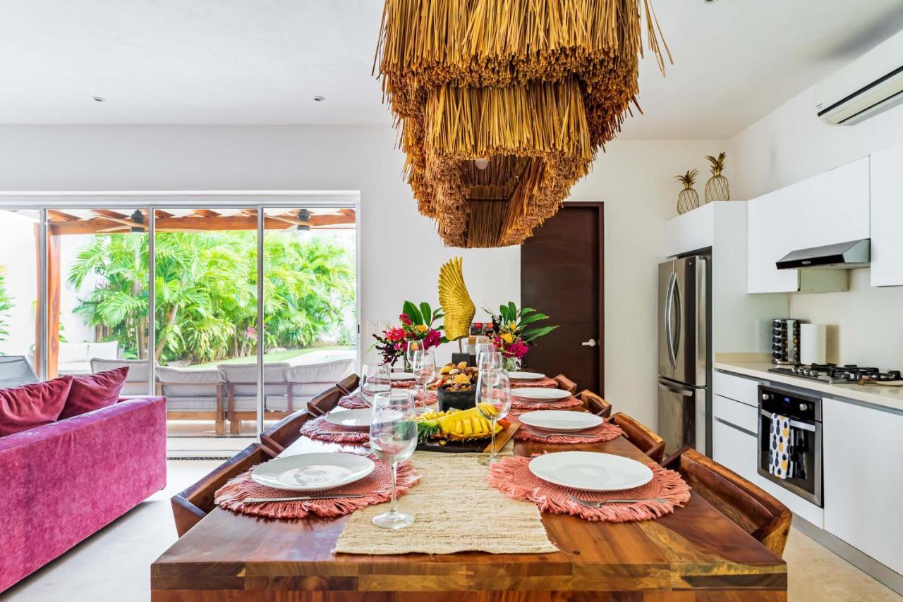 Villa Ek'Balam & Villa Flamingo, Luxury Villas, Private Pool, Private Garden, Jacuzzi, 24H Security Tulum Exterior foto